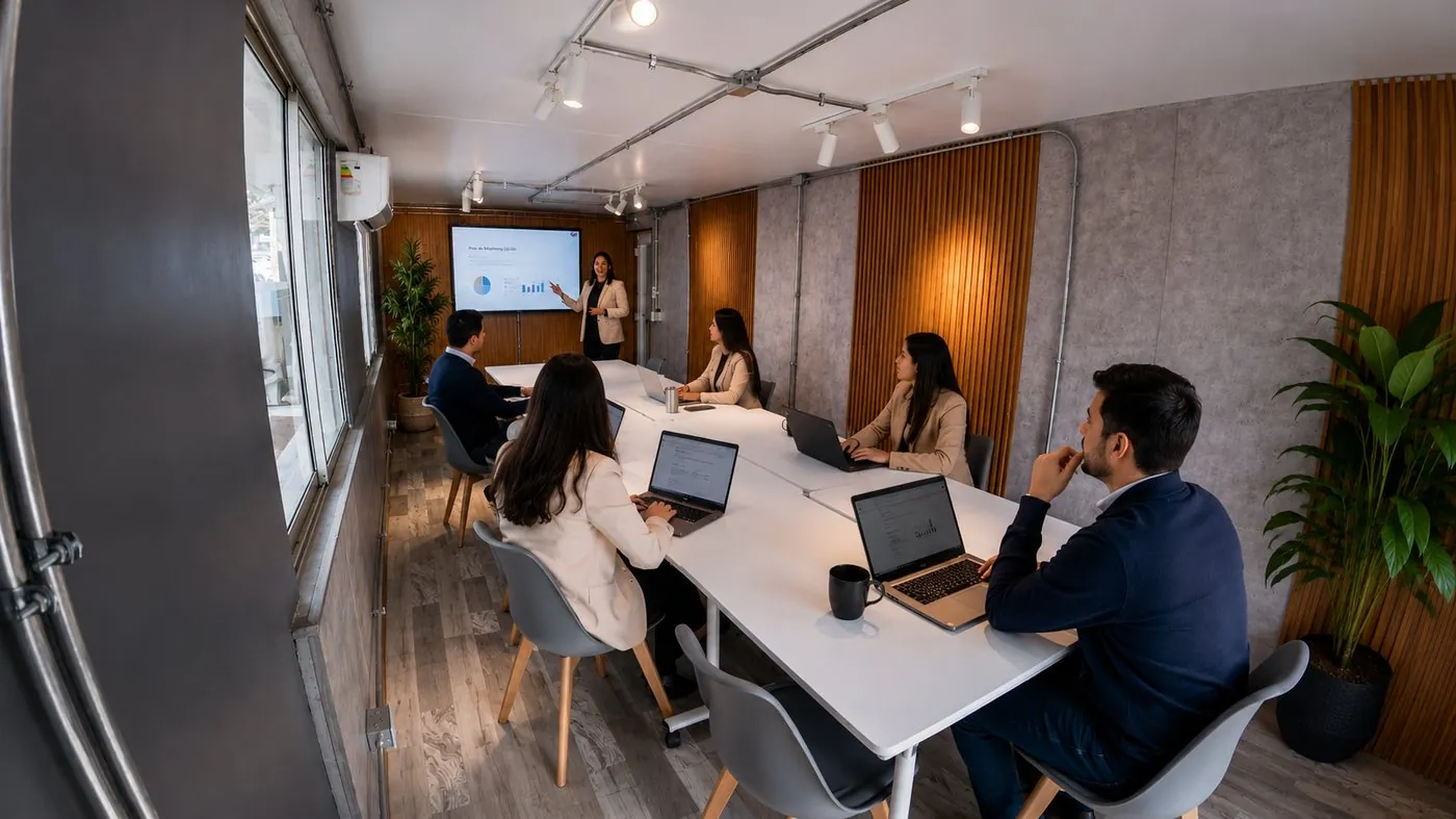 Sala de Coworking CEB, capacitación grupal