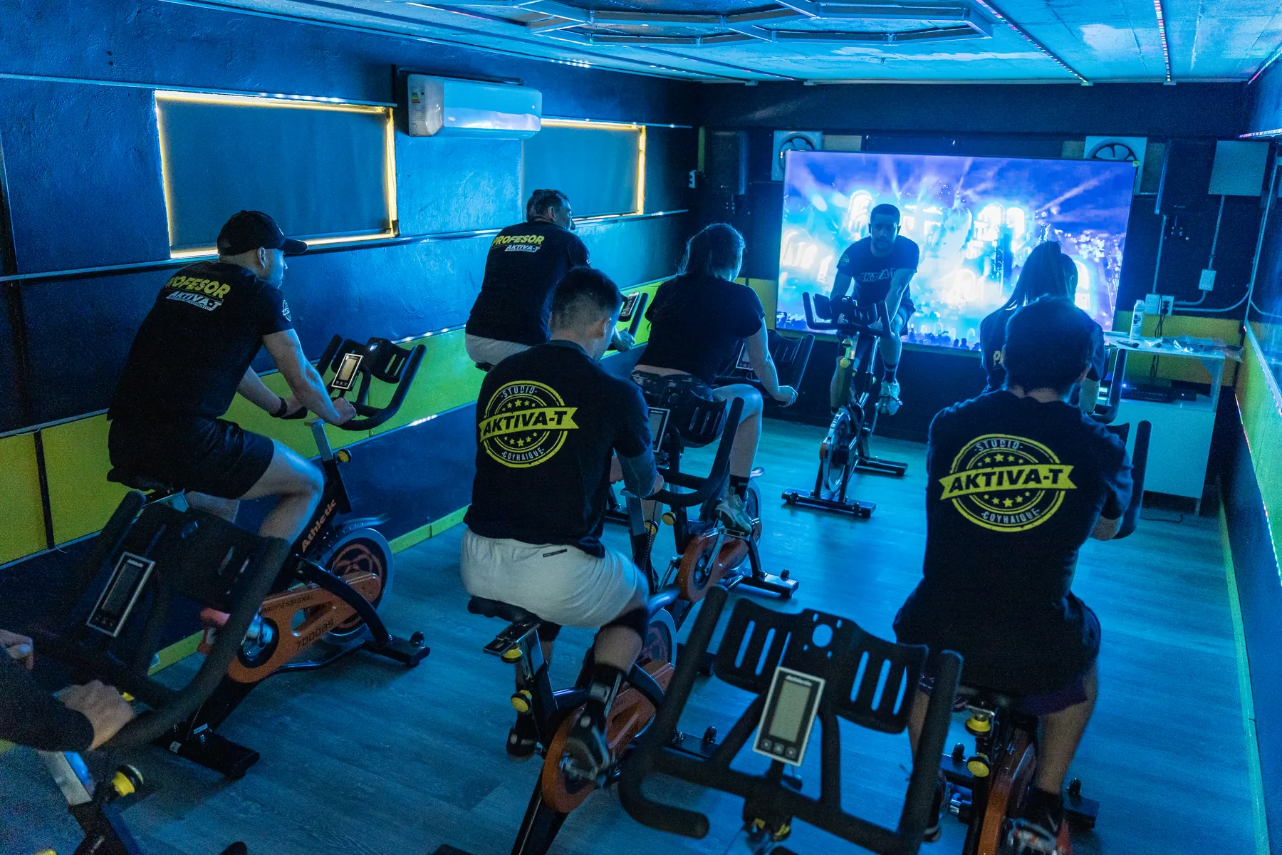 Sala de Indoor Cycling, Studio Aktiva-T